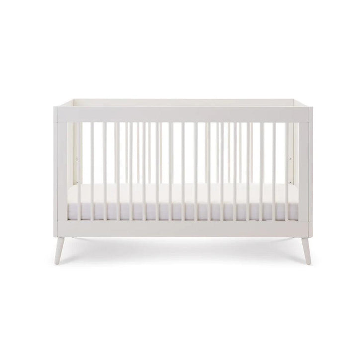 Obaby Maya Cot Bed - Nordic White-Cot Beds-Nordic White-No Mattress | Natural Baby Shower