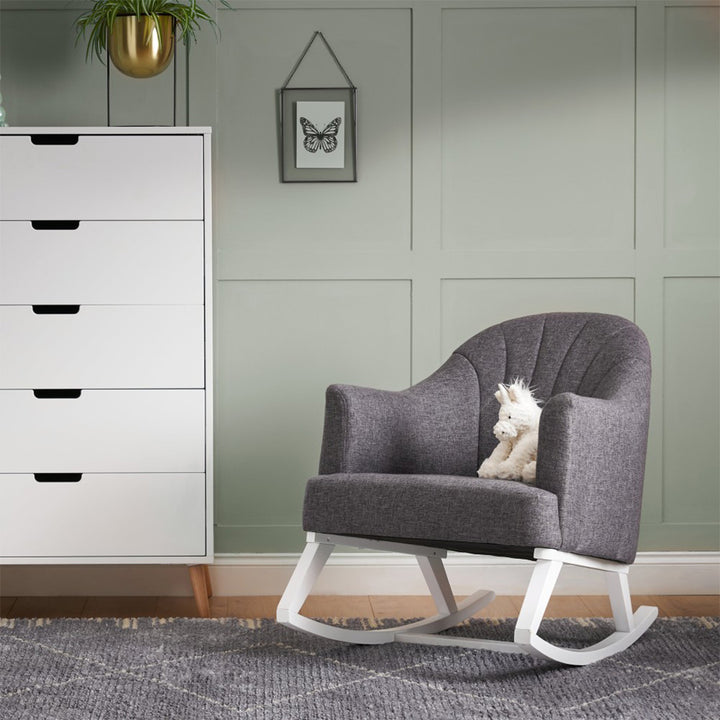 Obaby Maya Mini Luxe 6 Piece Room Set - Slate-Nursery Sets- | Natural Baby Shower