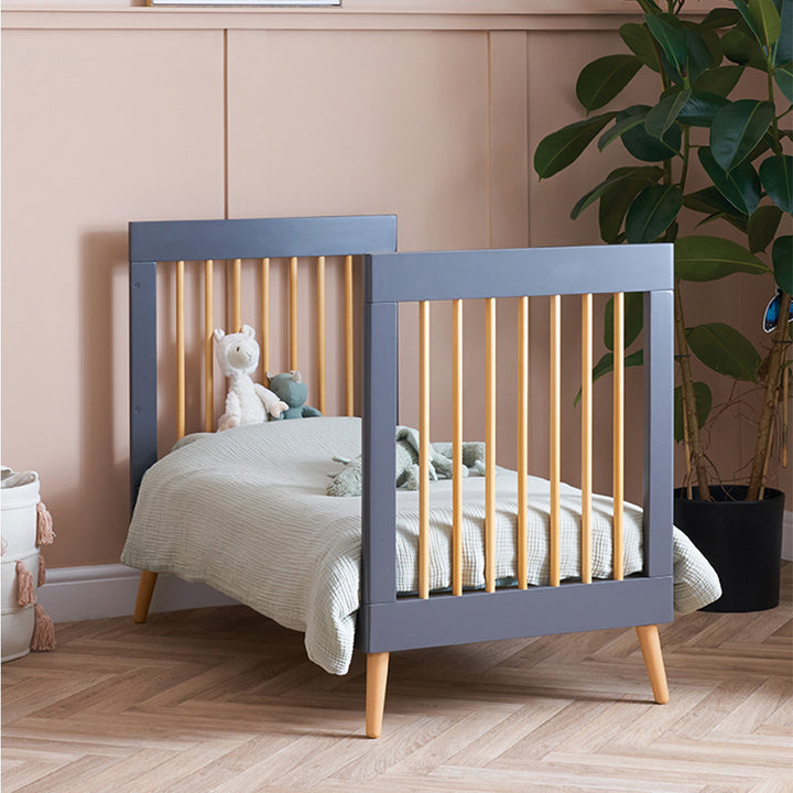 Obaby Maya Mini Luxe 6 Piece Room Set - Slate-Nursery Sets- | Natural Baby Shower