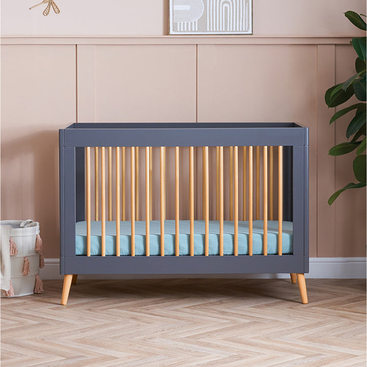 Obaby Maya Mini Luxe 6 Piece Room Set - Slate-Nursery Sets- | Natural Baby Shower