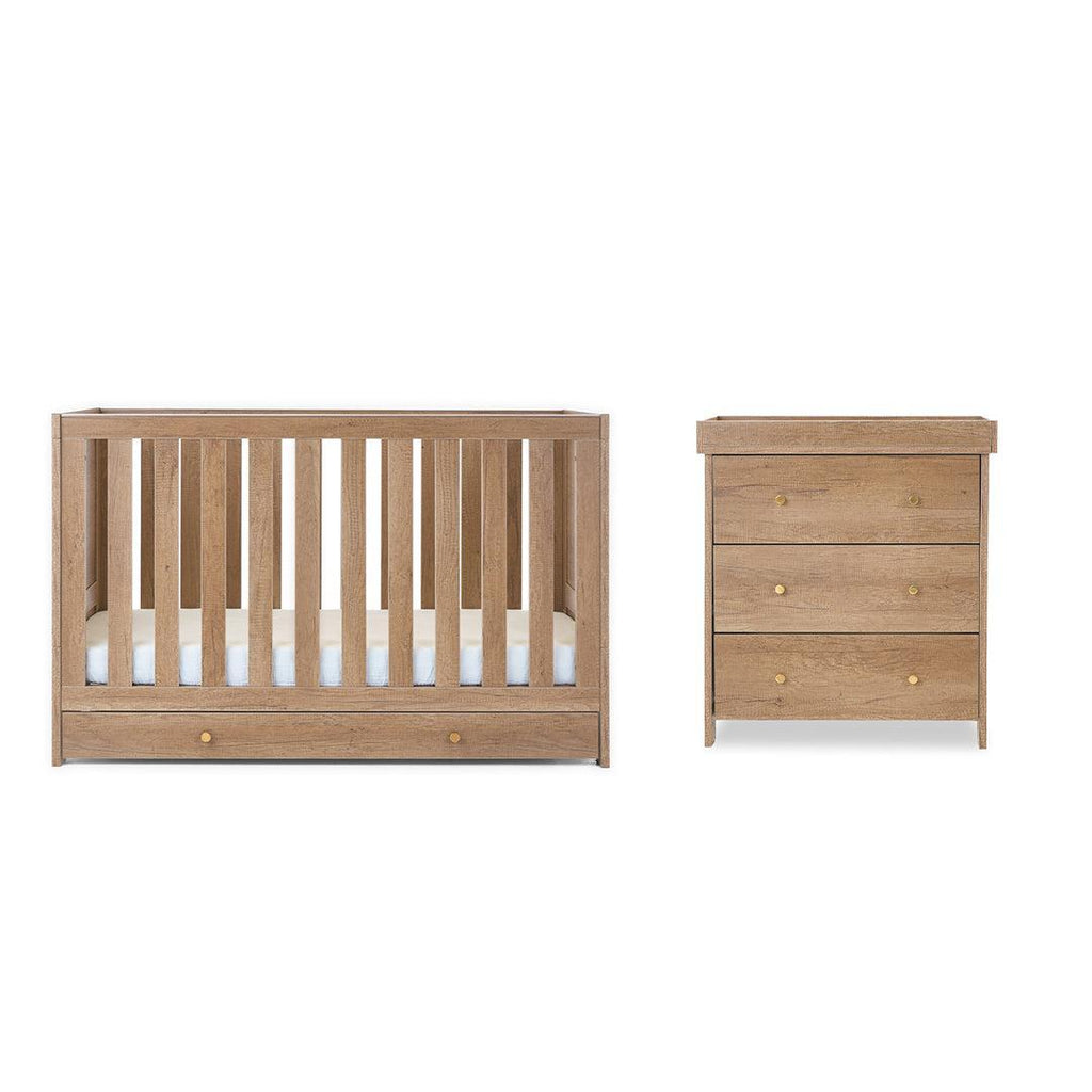 Obaby Nika Piece Room Set Under Drawer Oak