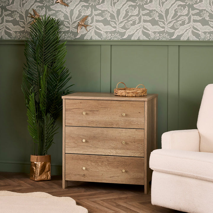 Obaby Nika 4 Piece Room Set - Oak-Nursery Sets- | Natural Baby Shower