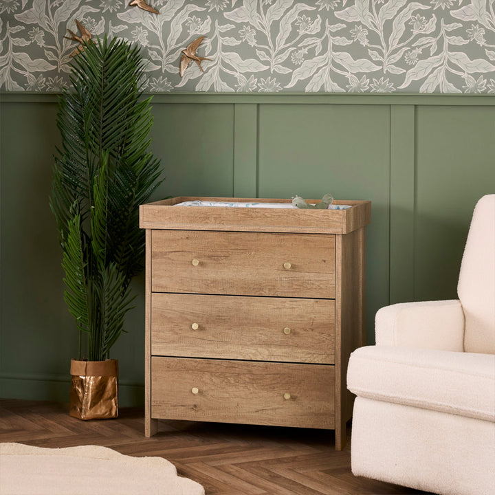 Obaby Nika 4 Piece Room Set - Oak-Nursery Sets- | Natural Baby Shower