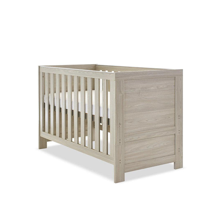 Obaby Nika Cot Bed - Grey Wash-Cot Beds-Grey Wash-No Mattress | Natural Baby Shower