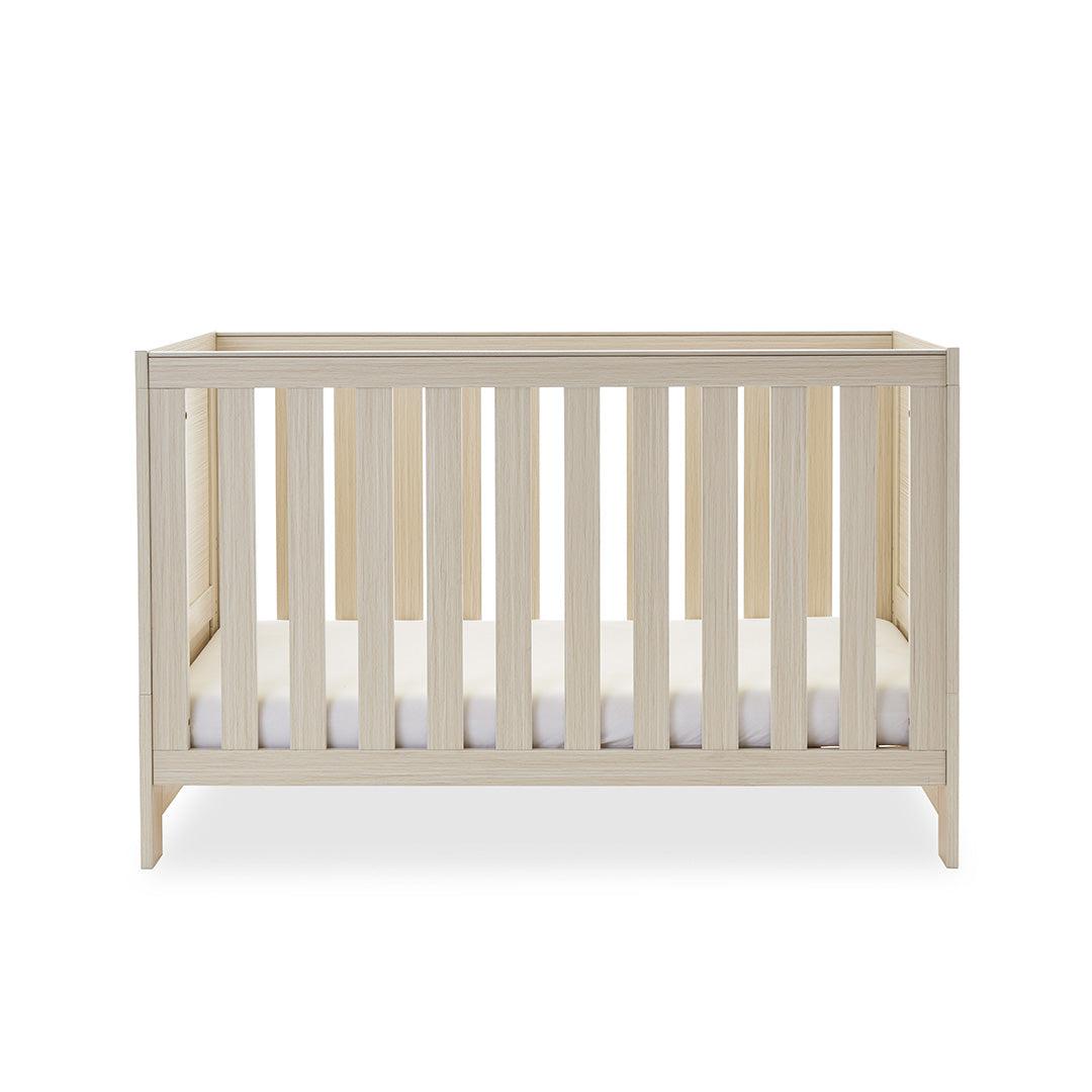 Obaby Nika 2 Piece Room Set - Oatmeal-Nursery Sets-Oatmeal-No Mattress | Natural Baby Shower