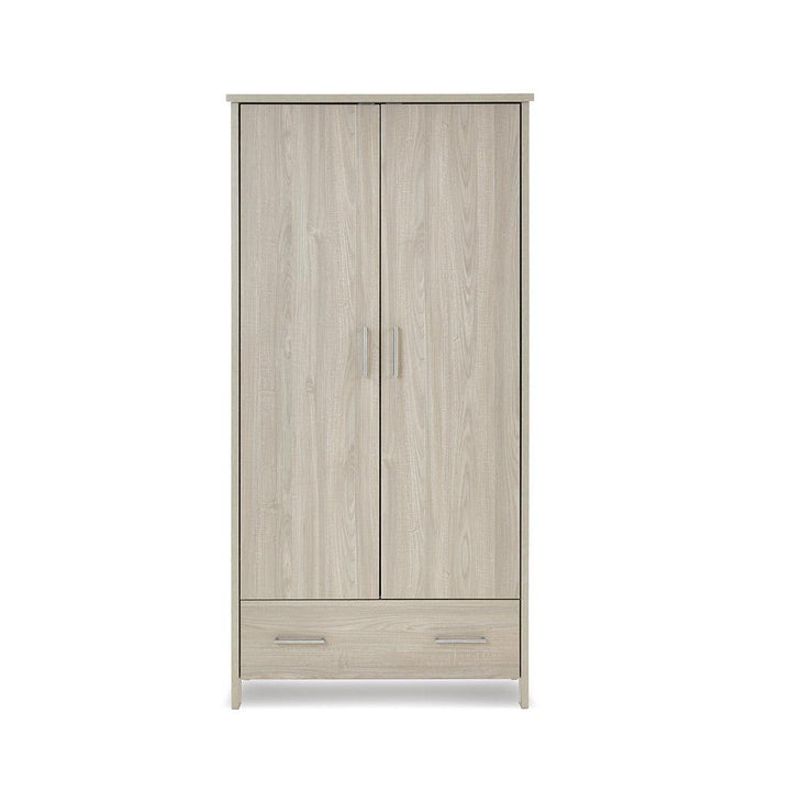Obaby Nika Double Wardrobe - Grey Wash-Wardrobes-Grey Wash- | Natural Baby Shower