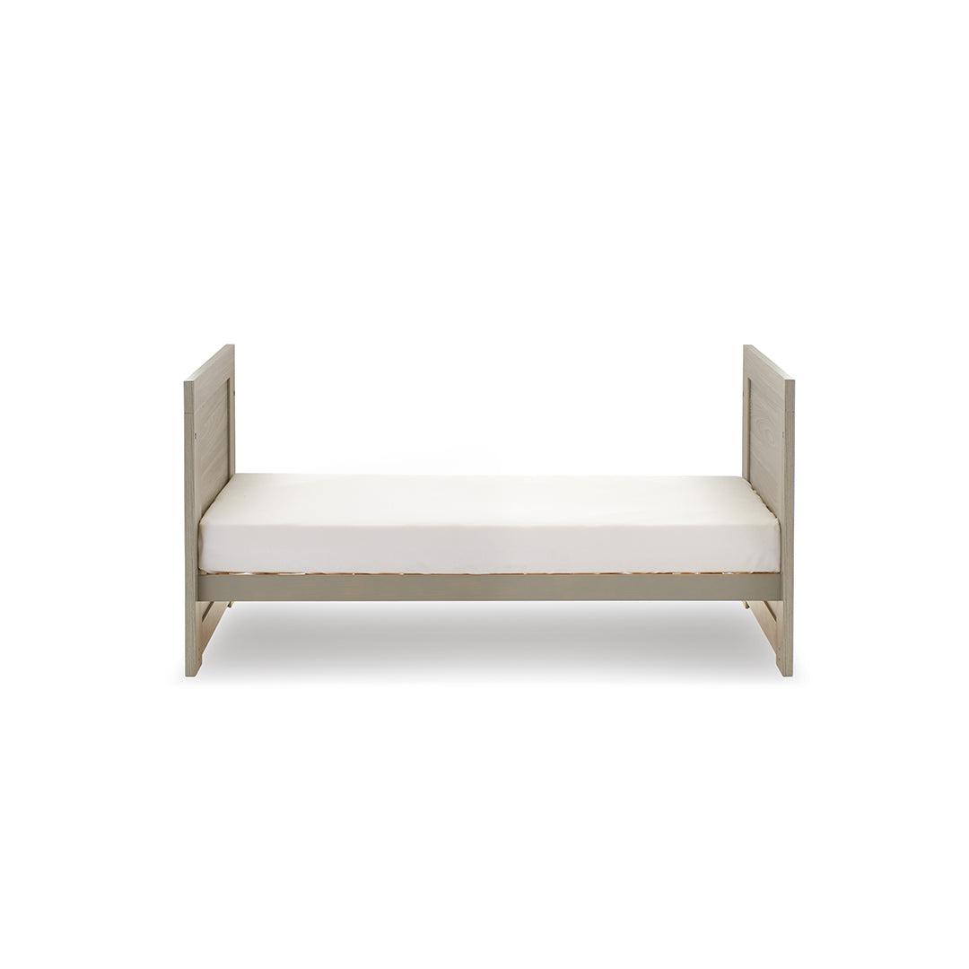 Obaby Nika Mini Cot Bed - Grey Wash-Cot Beds-Grey Wash-No Mattress | Natural Baby Shower