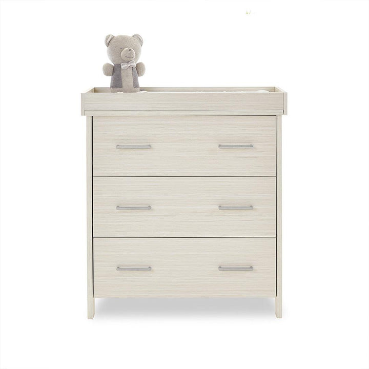 Obaby Nika 2 Piece Room Set - Oatmeal-Nursery Sets-Oatmeal-No Mattress | Natural Baby Shower