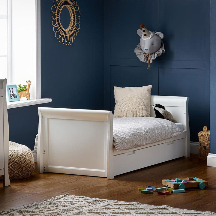 Obaby Stamford Classic Cot Bed - White-Cot Beds-No Extras- | Natural Baby Shower