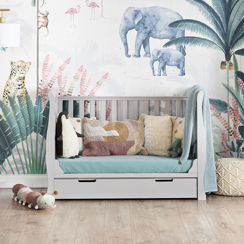 Obaby Stamford Mini 2 Piece Room Set - Warm Grey-Nursery Sets- | Natural Baby Shower
