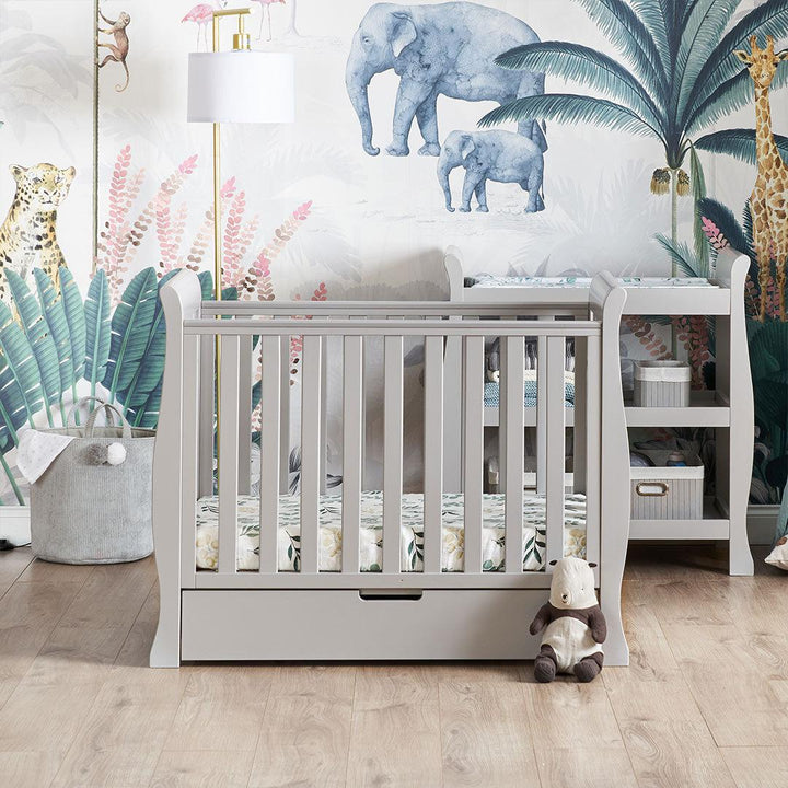 Obaby Stamford Space Saver 2 Piece Room Set - Warm Grey-Nursery Sets- | Natural Baby Shower