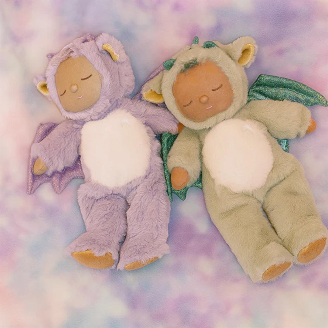 Olli Ella Cozy Dinkum Dragon - Ash Green-Dolls-Ash Green- | Natural Baby Shower