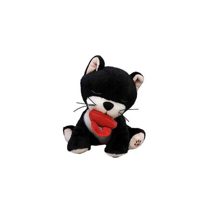 Olli Ella Binky Kitten Kit - Black & White-Dolls-Black & White- | Natural Baby Shower