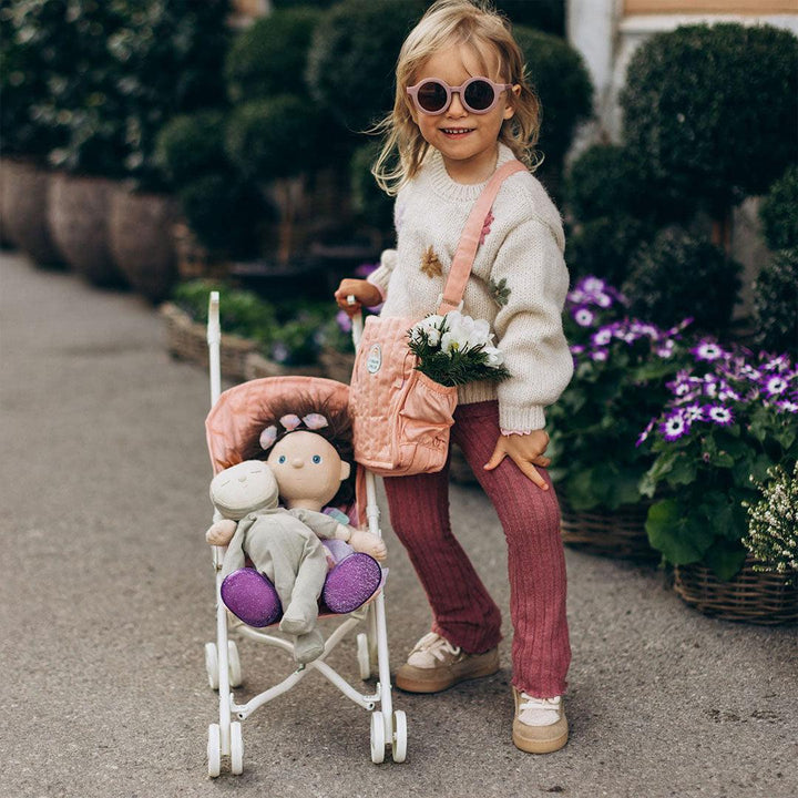 Olli Ella Carrie Convertible Changing Set - Rose-Play Bags + Purses-Rose- | Natural Baby Shower