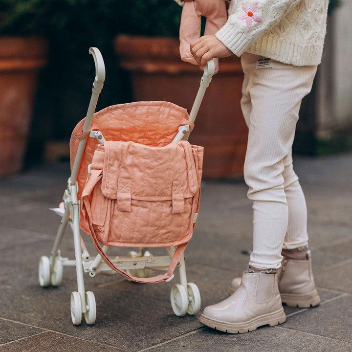 Olli Ella Carrie Convertible Changing Set - Rose-Play Bags + Purses-Rose- | Natural Baby Shower