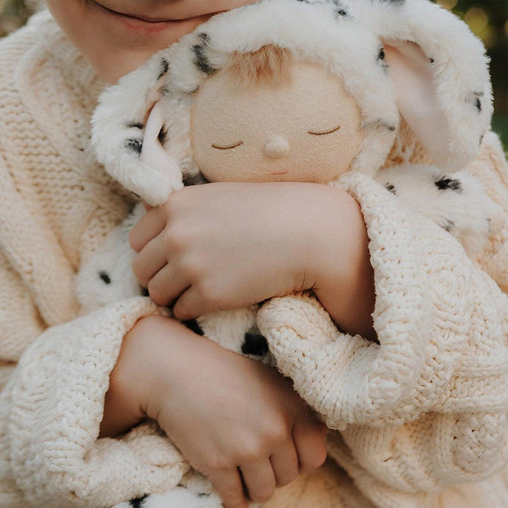 Olli Ella Cozy Dinkum Doll - Dog Domino-Soft Toys-Dog Domino- | Natural Baby Shower