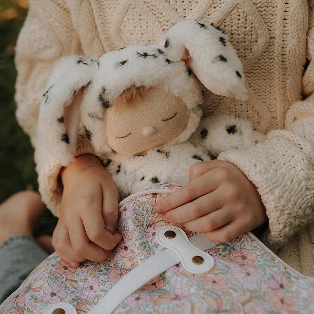 Olli Ella Cozy Dinkum Doll - Dog Domino-Soft Toys-Dog Domino- | Natural Baby Shower