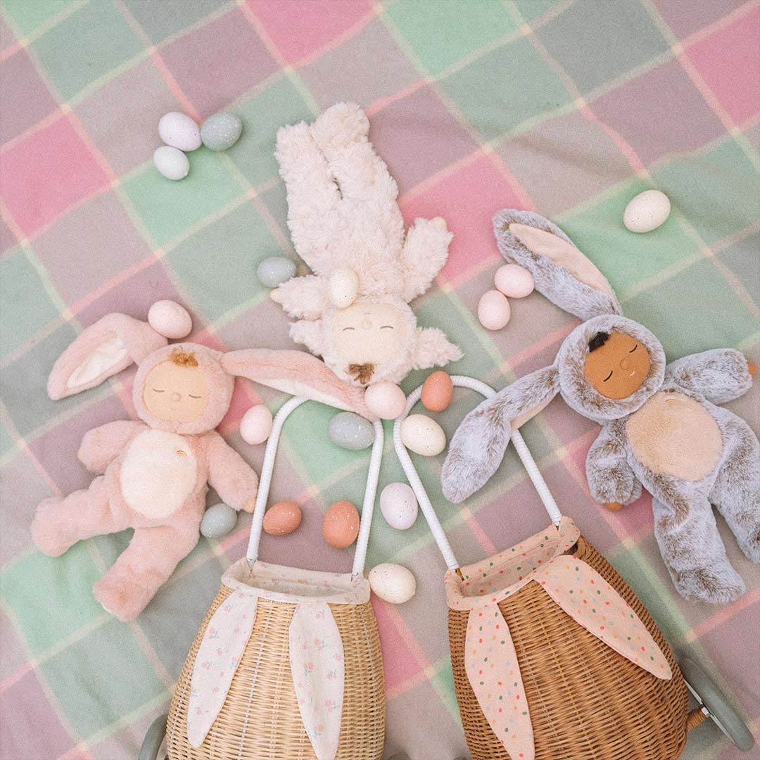 Olli Ella Cozy Dozy Dinkums Lamby Doll - Vanilla - Pookie-Dolls-Pookie-Vanilla | Natural Baby Shower