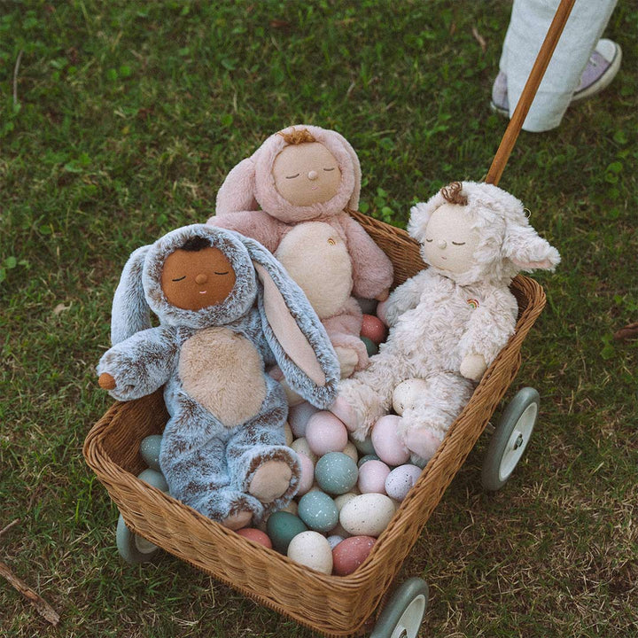Olli Ella Cozy Dozy Dinkums Lamby Doll - Vanilla - Pookie-Dolls-Pookie-Vanilla | Natural Baby Shower