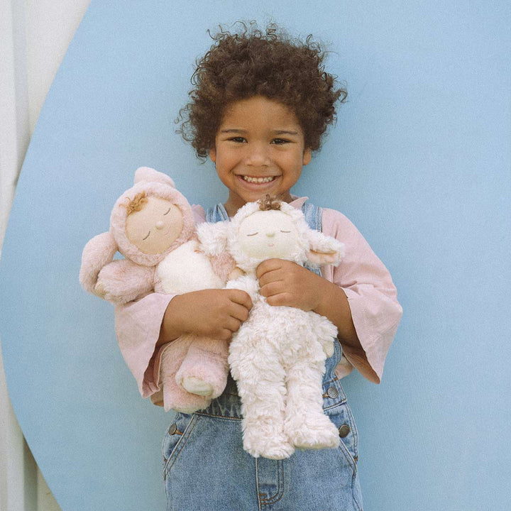 Olli Ella Cozy Dozy Dinkums Lamby Doll - Vanilla - Pookie-Dolls-Pookie-Vanilla | Natural Baby Shower