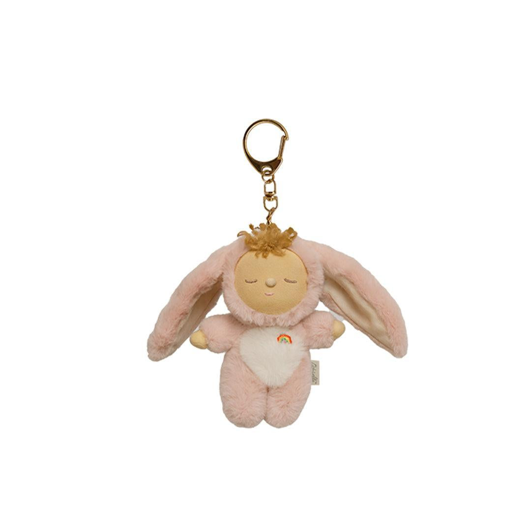 Olli Ella Cozy Keychain Bag Charm - Bunny Flopsy-Bag Charms-Bunny Flopsy- | Natural Baby Shower