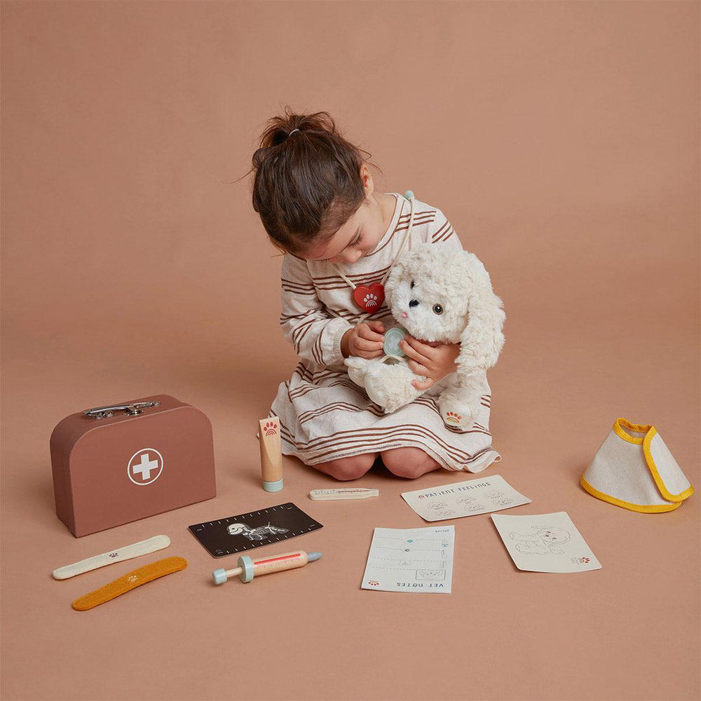 Olli Ella Dinkum Dog Vet Set-Dolls Accessories- | Natural Baby Shower