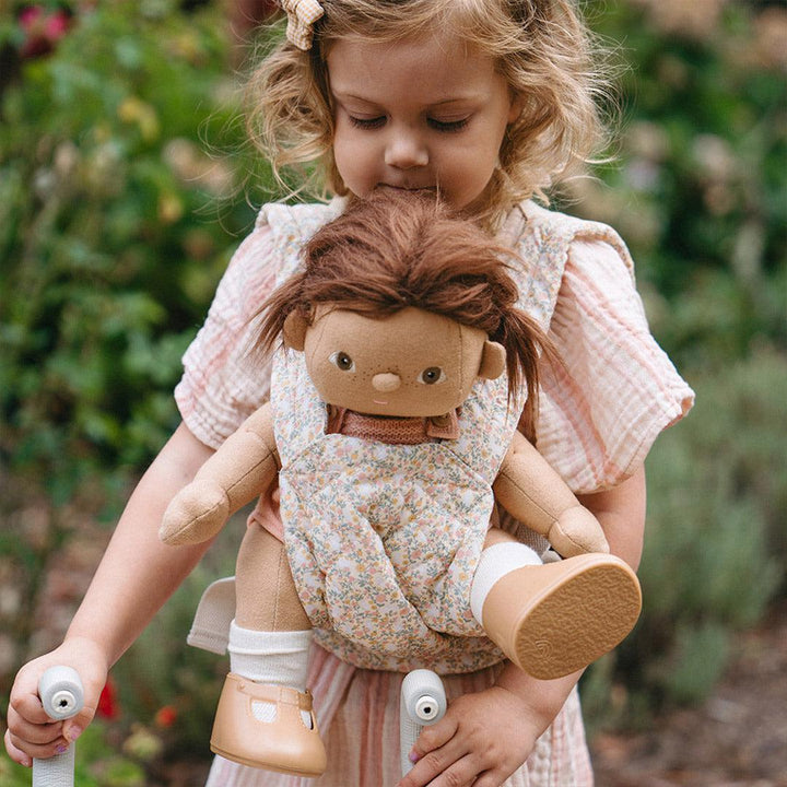 Olli Ella Dinkum Dolls Quilted Carrier - Garden Floral-Dolls Accessories-Garden Floral- | Natural Baby Shower