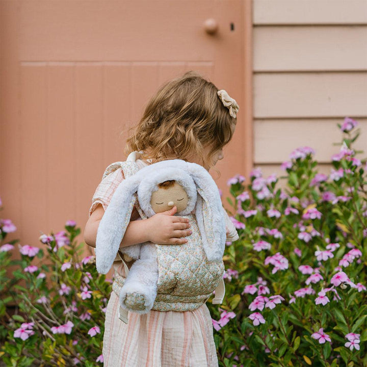 Olli Ella Dinkum Dolls Quilted Carrier - Garden Floral-Dolls Accessories-Garden Floral- | Natural Baby Shower