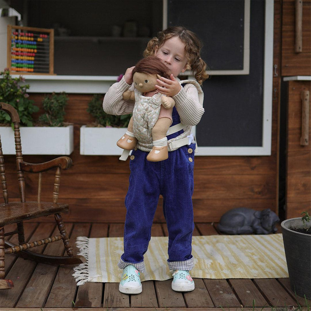 Olli Ella Dinkum Dolls Quilted Carrier - Garden Floral-Dolls Accessories-Garden Floral- | Natural Baby Shower