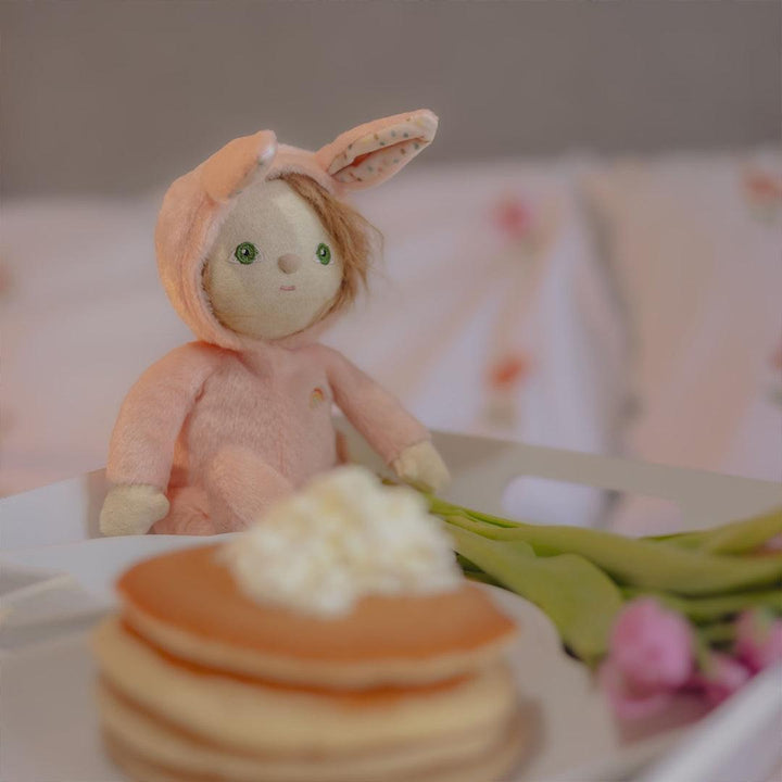 Olli Ella Dinky Dinkum Dolls - Babbit Bunny Pink-Dolls-pink Bunny- | Natural Baby Shower