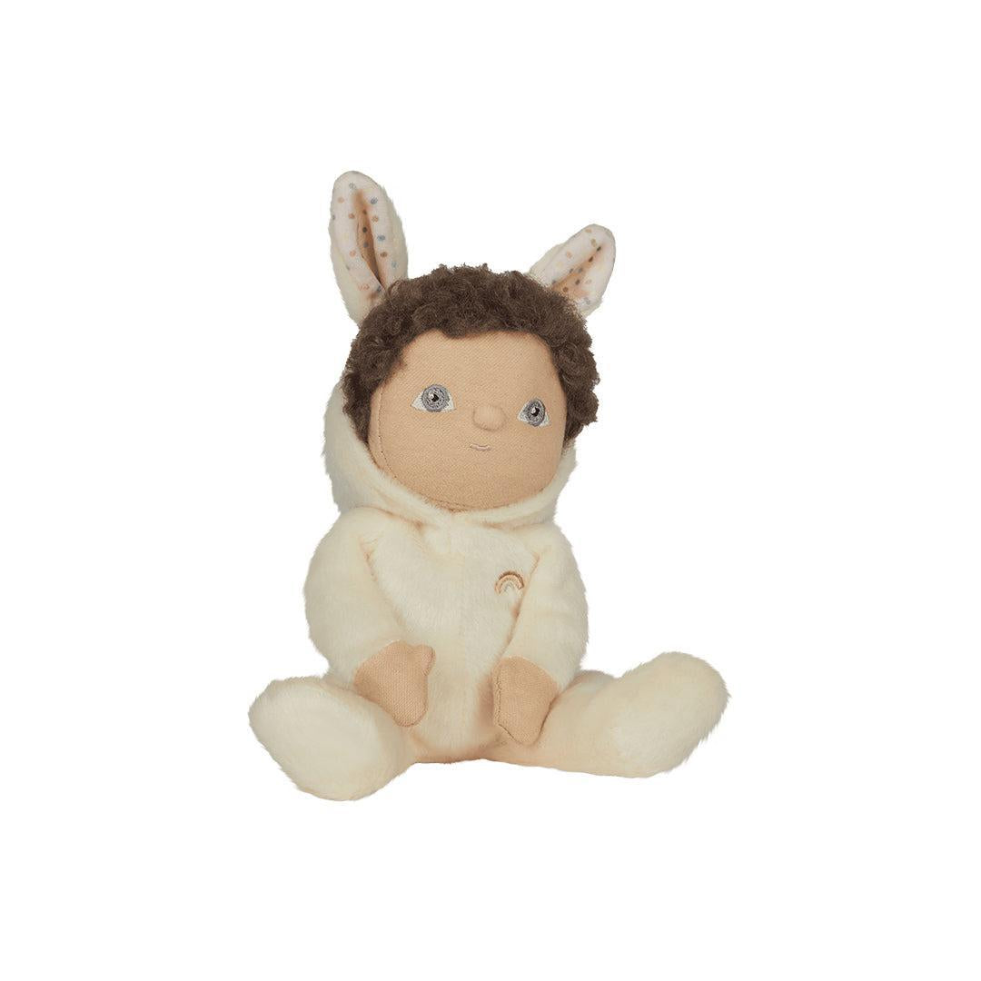 Olli Ella Dinky Dinkum Dolls - Basil Bunny Cream-Dolls-Bobbin Bunny- | Natural Baby Shower