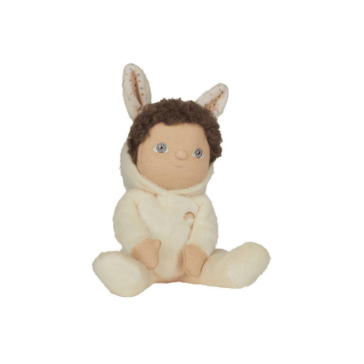 Olli Ella Dinky Dinkum Dolls - Basil Bunny Cream-Dolls-Bobbin Bunny- | Natural Baby Shower
