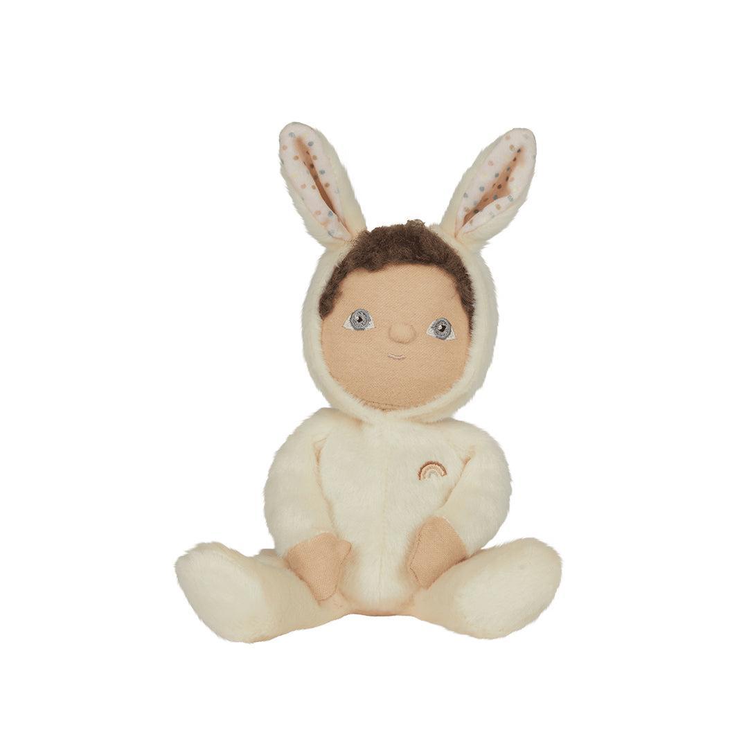 Olli Ella Dinky Dinkum Dolls - Basil Bunny Cream-Dolls-Bobbin Bunny- | Natural Baby Shower