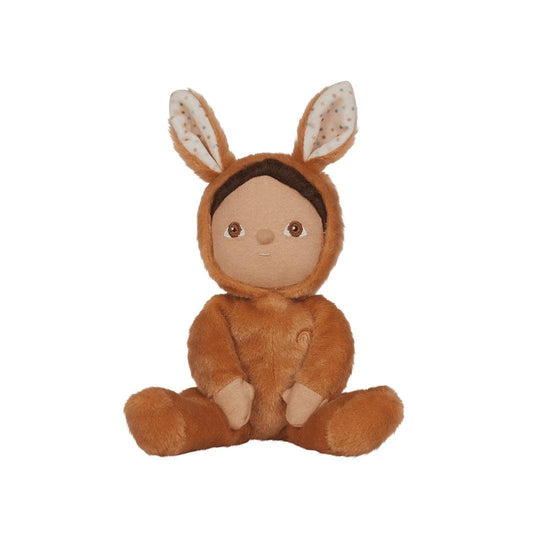 Olli Ella Dinky Dinkum Dolls - Bucky Bunny Toffee-Dolls-Bucky Bunny- | Natural Baby Shower