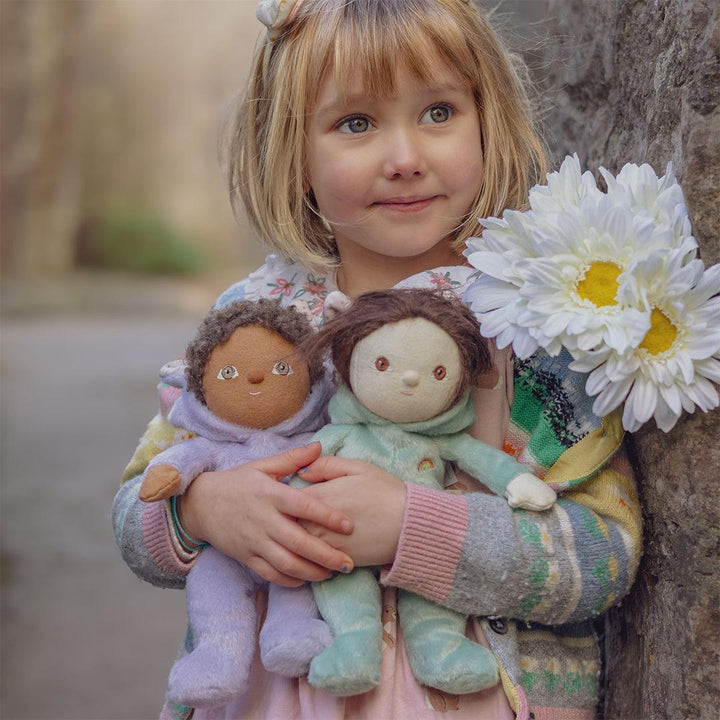 Olli Ella Dinky Dinkum Dolls - Babes Bunny Purple-Dolls-Babs Bunny- | Natural Baby Shower