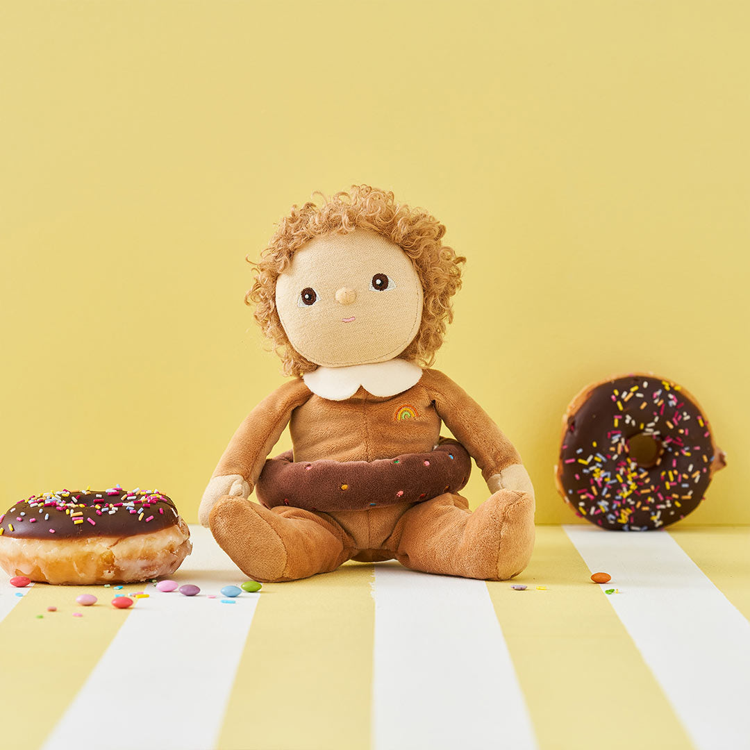 Olli Ella Dinky Dinkum Doll - Darcy Donut - Latte