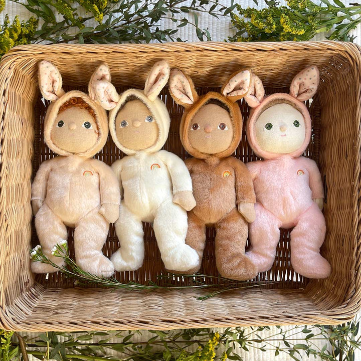 Olli Ella Dinky Dinkum Dolls - Babbit Bunny - Pink-Dolls-Babbit Bunny- | Natural Baby Shower