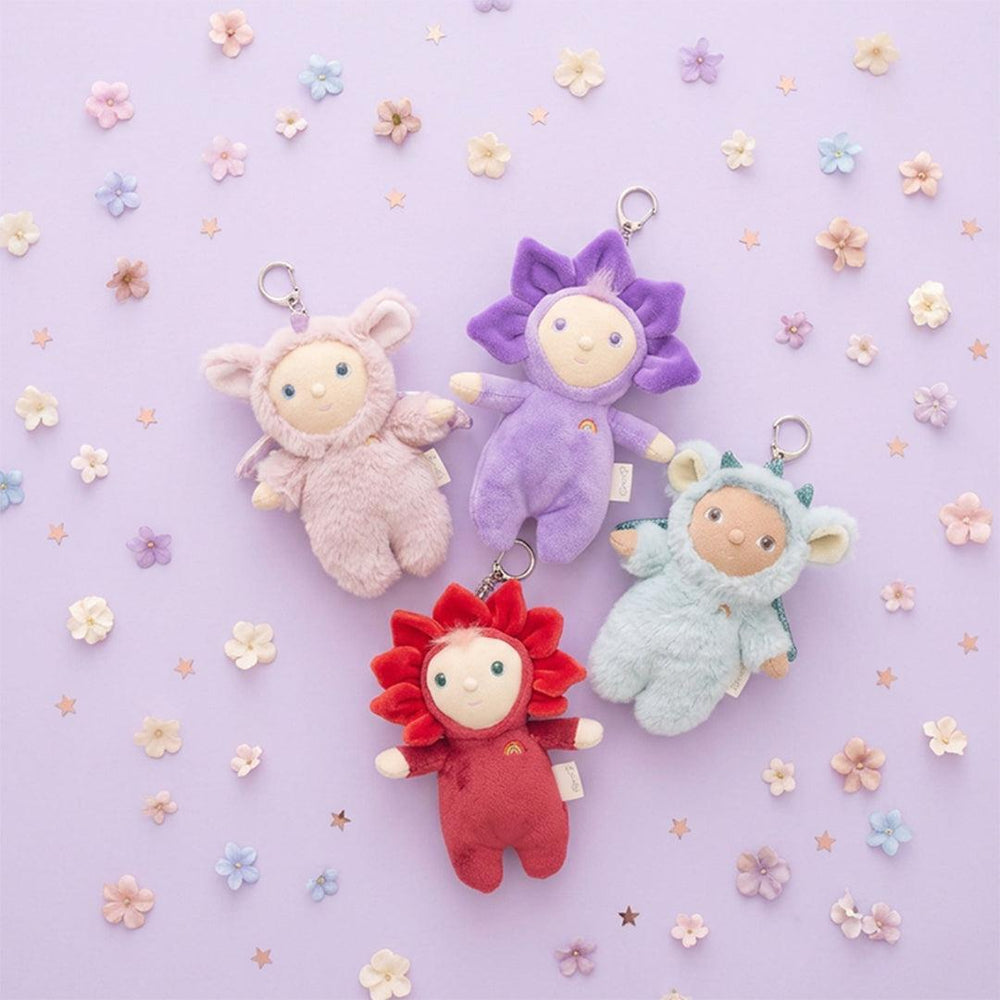 Olli Ella Dinky Dinkum Bag Charm - Una Unicorn-Soft Toys-Una Unicorn- | Natural Baby Shower