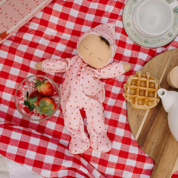 Olli Ella Dozy Dinkum Doll - Pip Strawberry-Dolls-Pip Strawberry- | Natural Baby Shower
