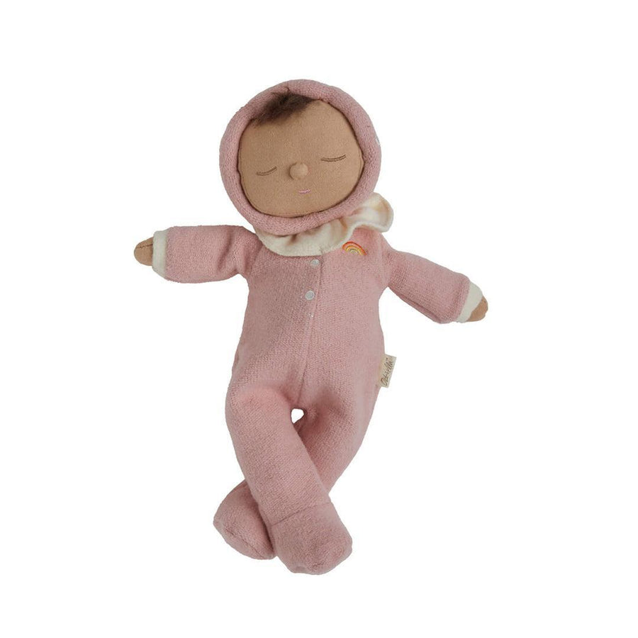 Olli Ella Dozy Dinkum Toadstool Moppet - Pink-Dolls-Pink- | Natural Baby Shower