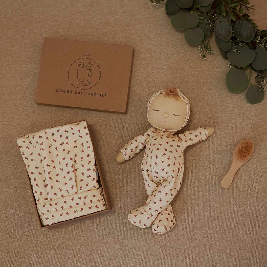 Olli Ella Dozy Dinkums Doll - Custard-Dolls-Custard- | Natural Baby Shower
