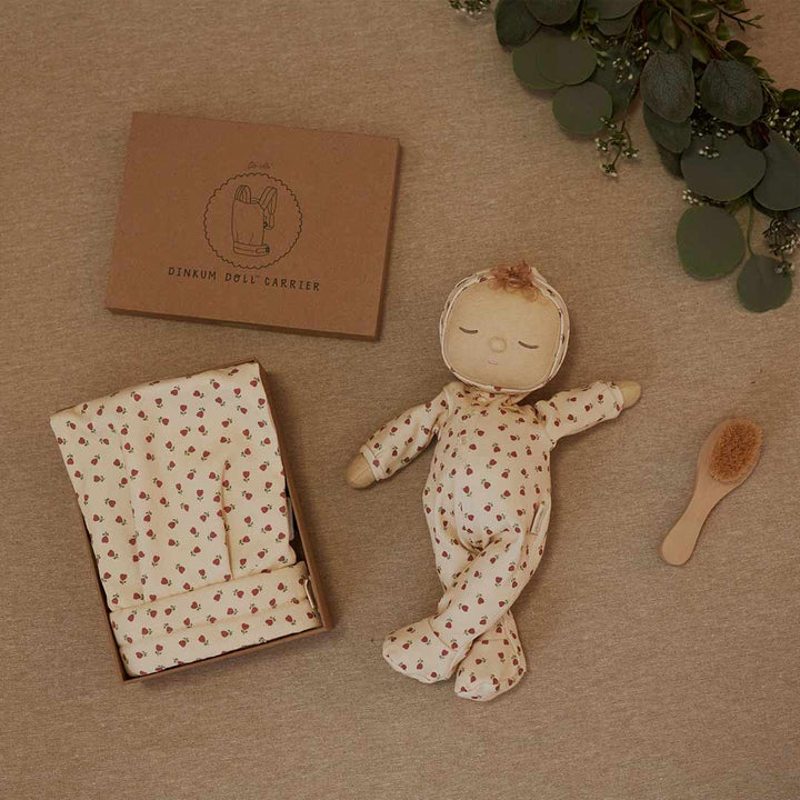 Olli Ella Dozy Dinkums Doll - Custard-Dolls-Custard- | Natural Baby Shower
