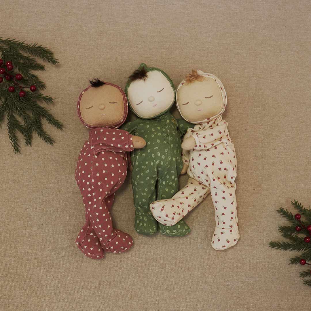 Olli Ella Dozy Dinkums Doll - Custard-Dolls-Custard- | Natural Baby Shower