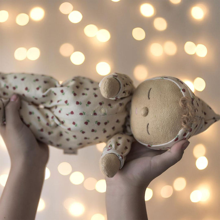 Olli Ella Dozy Dinkums Doll - Custard-Dolls-Custard- | Natural Baby Shower