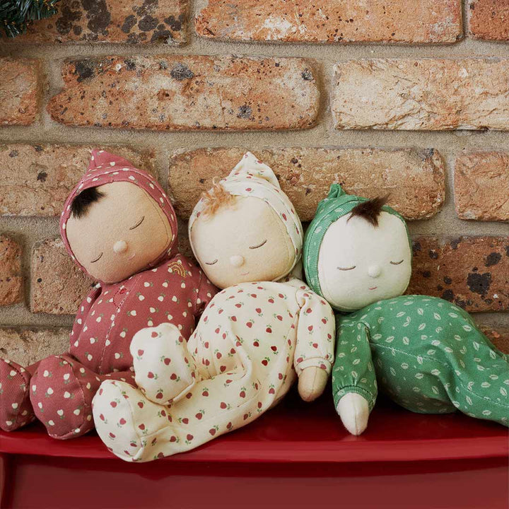 Olli Ella Dozy Dinkums Doll - Custard-Dolls-Custard- | Natural Baby Shower