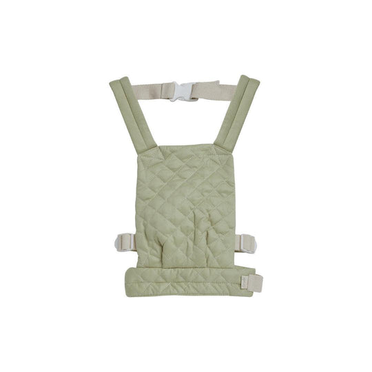 Olli Ella Dinkum Dolls Quilted Carrier - Sage-Dolls Accessories- | Natural Baby Shower