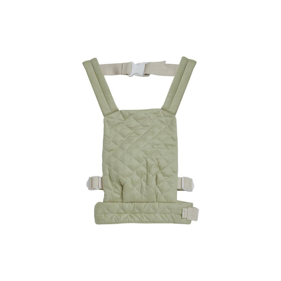 Olli Ella Dinkum Dolls Quilted Carrier - Sage-Dolls Accessories- | Natural Baby Shower