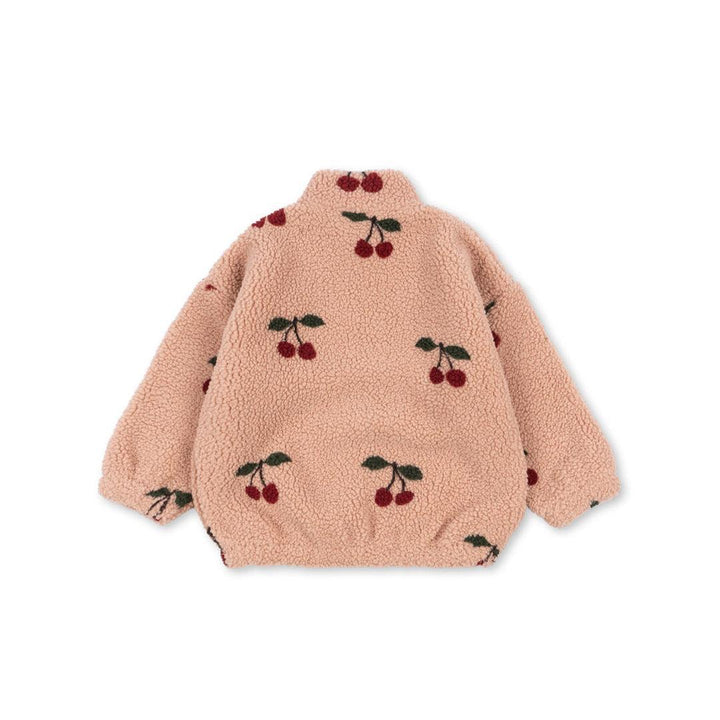 Konges Slojd Jody Teddy Jacket - Ma Grande Cerise Blush-Coats-Ma Grande Cerise Blush-9m | Natural Baby Shower