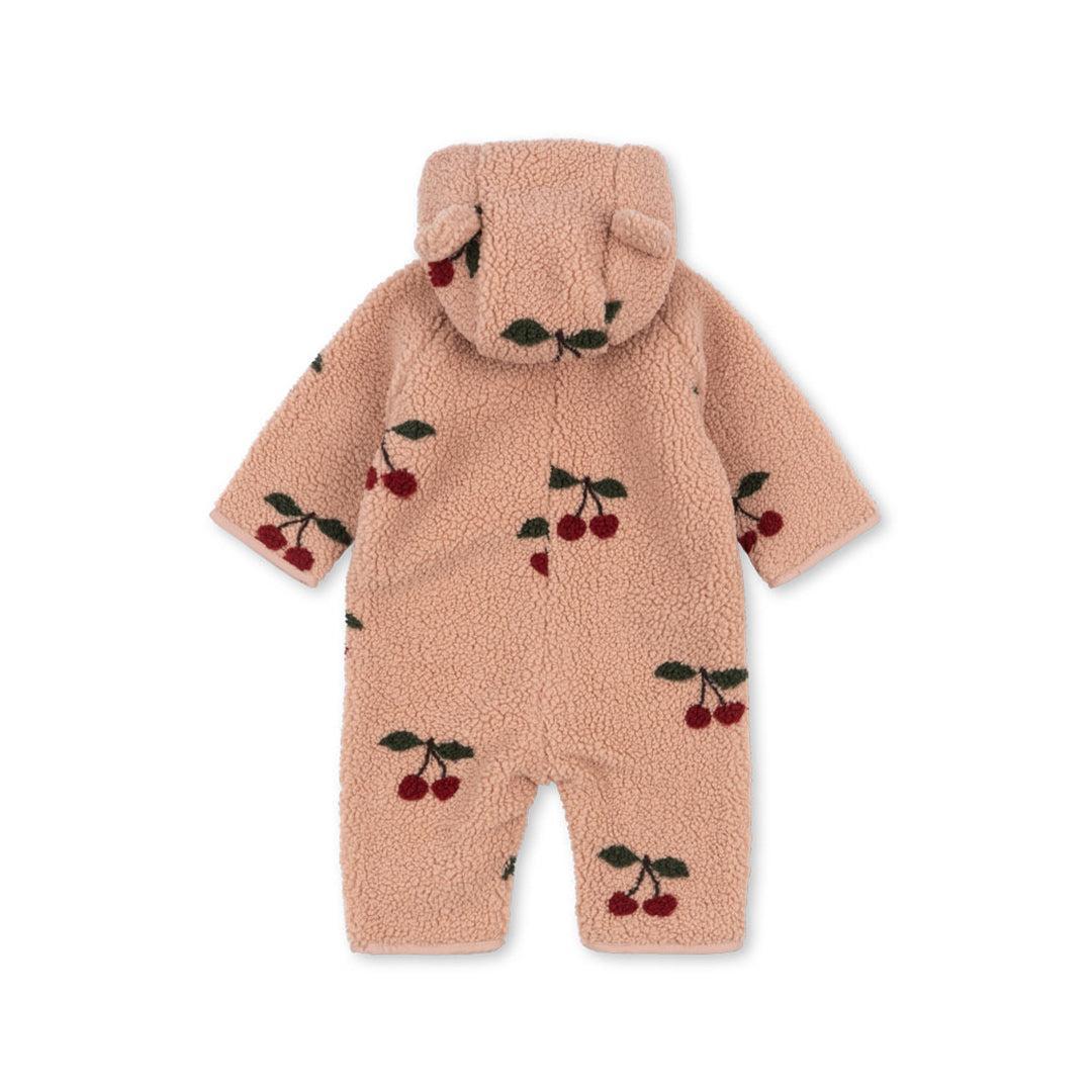 Konges Slojd Jody Teddy Onesie - Ma Grande Cerise Blush-Pramsuits-Ma Grande Cerise Blush-3m | Natural Baby Shower