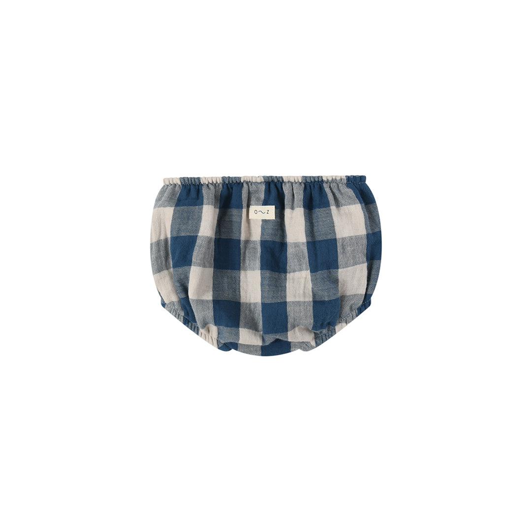 Organic Zoo Shortie - Blue Gingham - Pottery